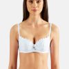 Femme aubade Soutien-Gorges | Soutien-Gorge Corbeille Coque The Bow Collection Blanc