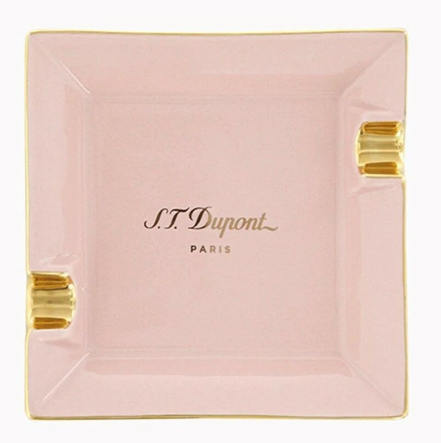 Homme s.t. dupont Briquet | Mini Cendrier Pastel Rose