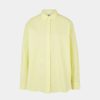 Femme galeries lafayette Chemises & Blouses | Chemise Camille Coton Popeline - Galeries Lafayette Jaune