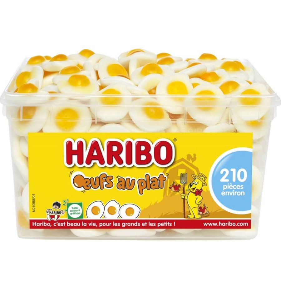 Epicerie haribo | Oeufs Au Plat 210 Bonbons