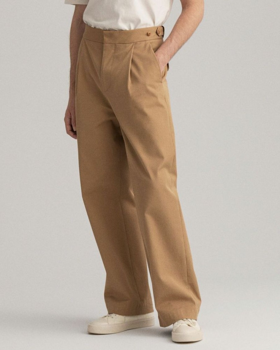 Homme gant outlet Pantalons | Ike Twill Pants Beige