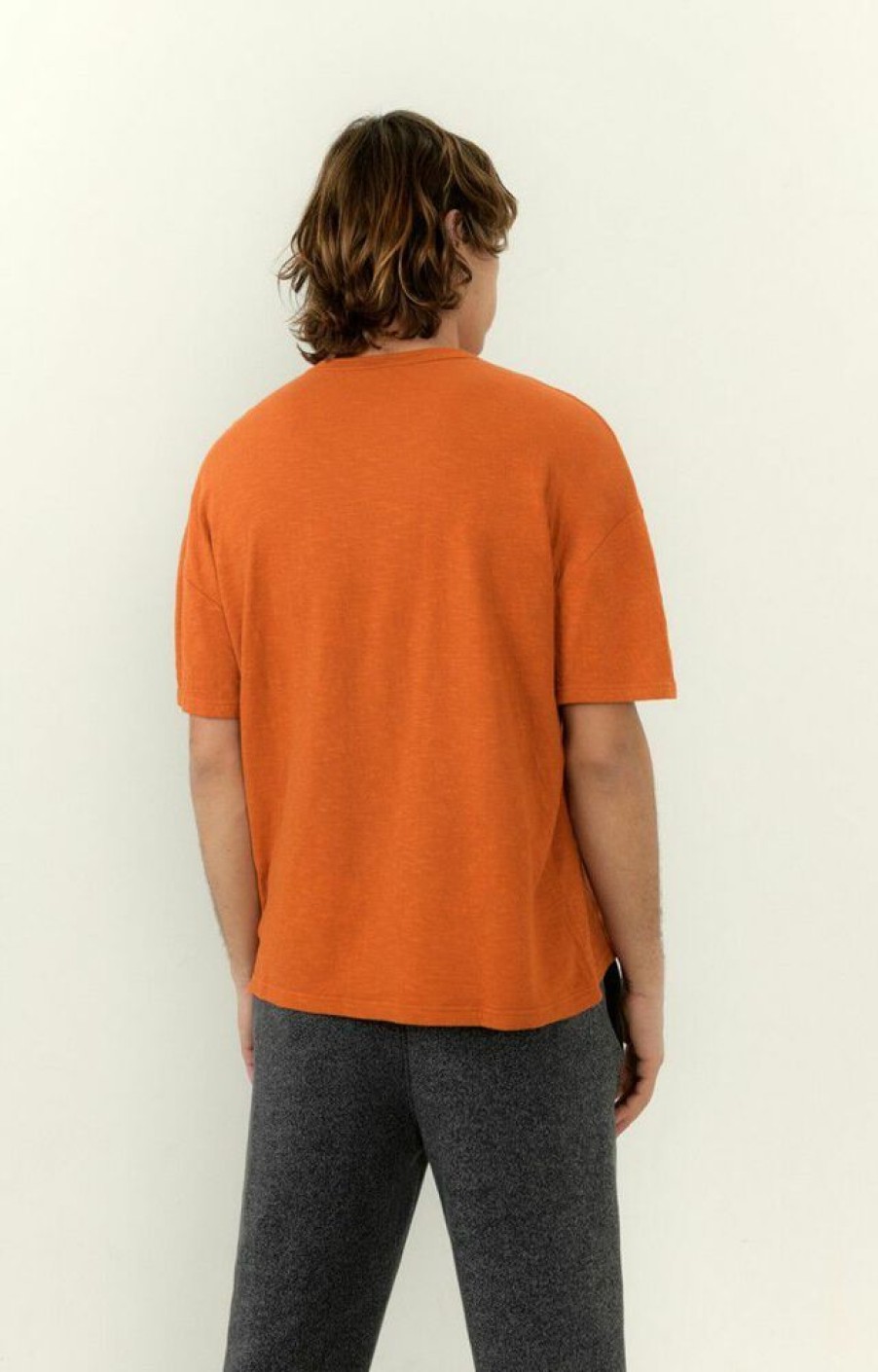 Homme american vintage T-Shirts | T-Shirt Homme Slycity Orange