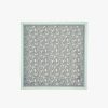 Femme eric bompard Echarpes & Foulards | Carre Soie Imprime Papillons 90 Cm X 90 Cm - Accessoires - Flanelle Gris