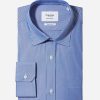 Homme figaret Chemises | Chemise Classique Rayee E Bleu