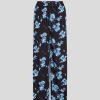 Femme karl lagerfeld Pantalons | Orchid Fluid Wide Leg Noir