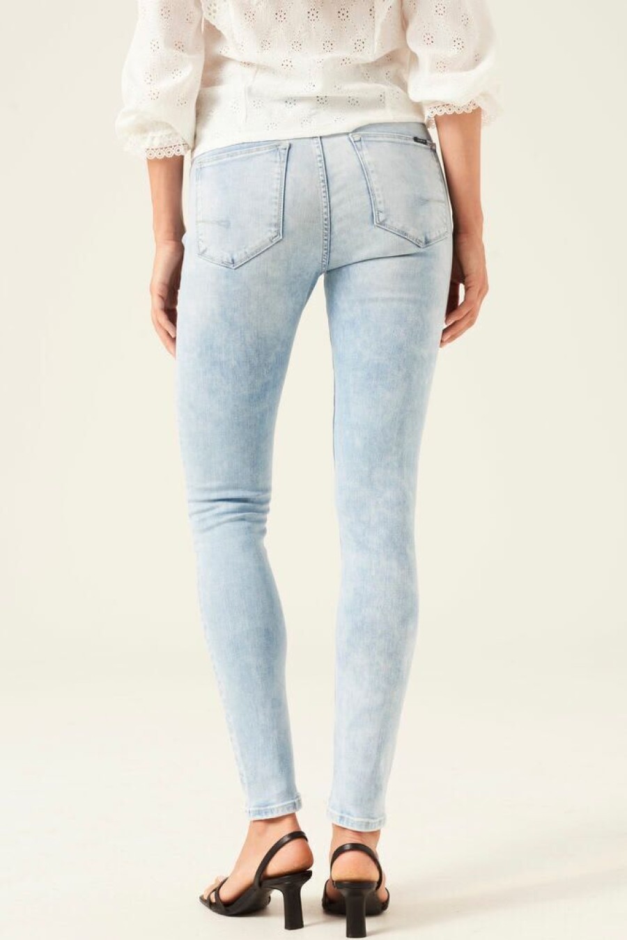 Femme garcia Pantalons | Jeans Celia Superslim - Taille Haute Bleu