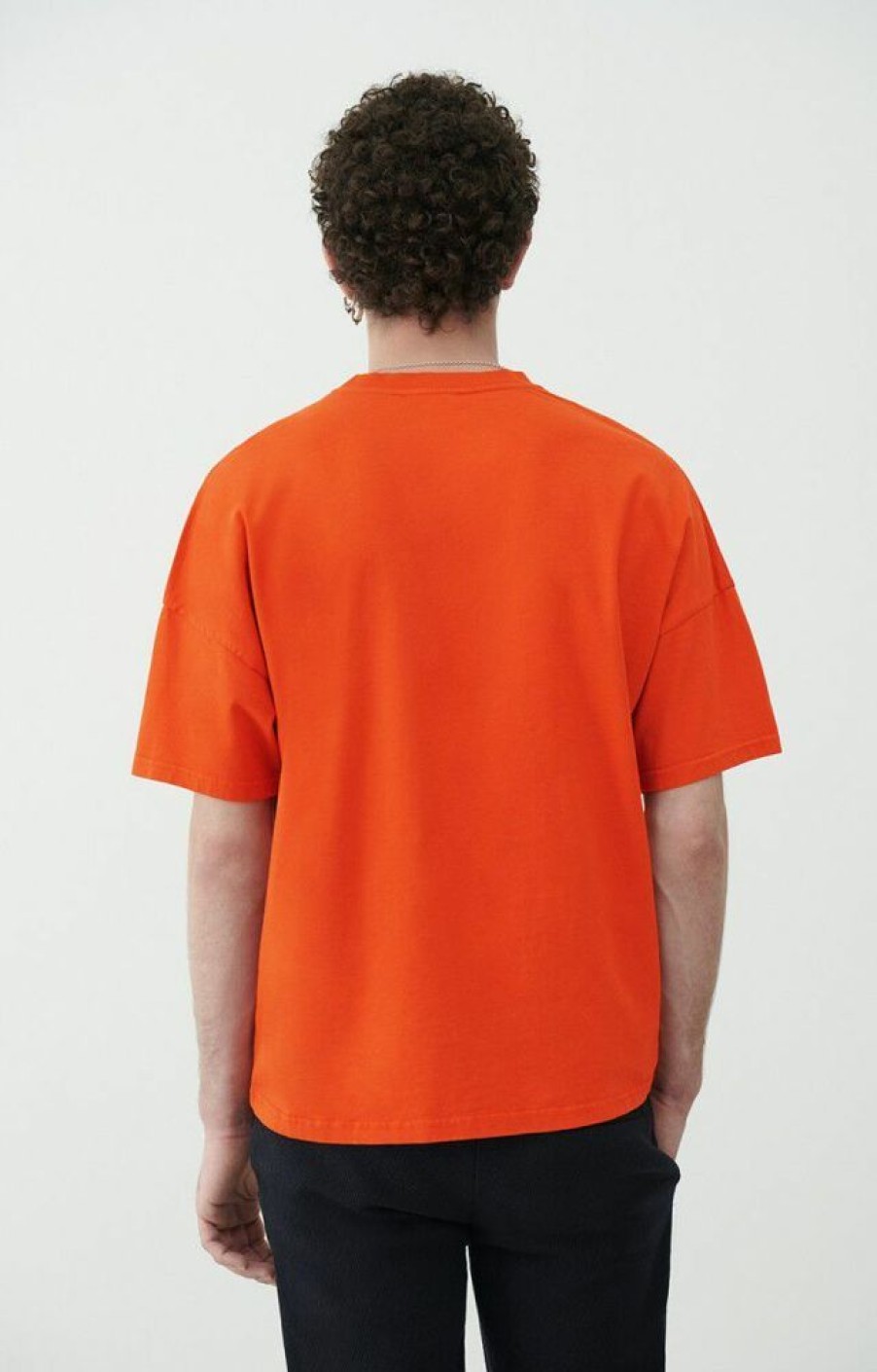 Homme american vintage T-Shirts | T-Shirt Homme Fizvalley Orange