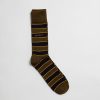 Homme gant Costumes | D1. 1-Pack Striped Rib Sock Vert