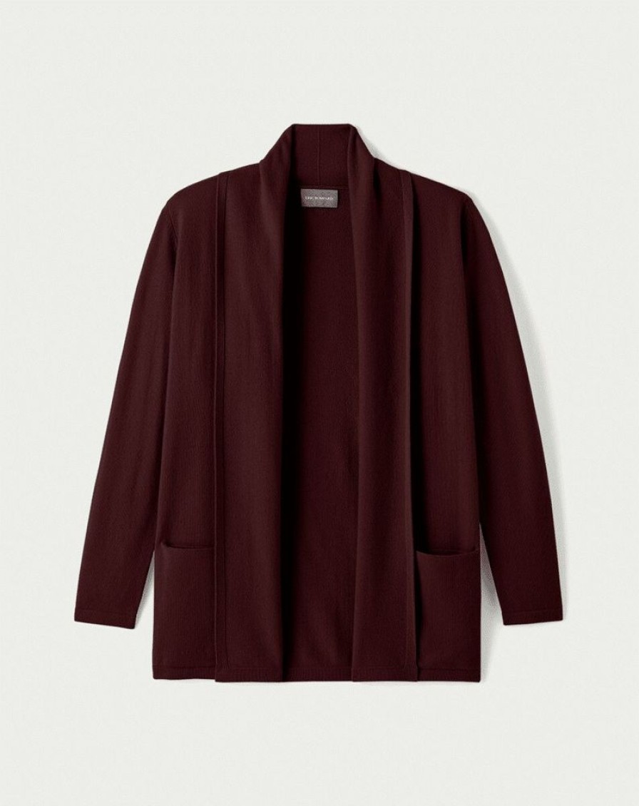 Femme eric bompard Manteaux & Vestes | Veste Cosy - Femme - Azuki Bordeaux