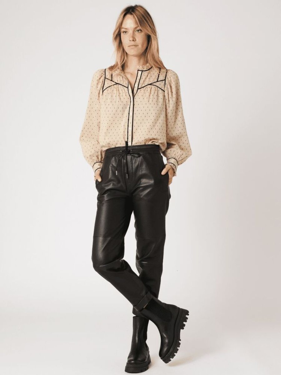 Femme berenice Pantalons | Pantalon Cuir