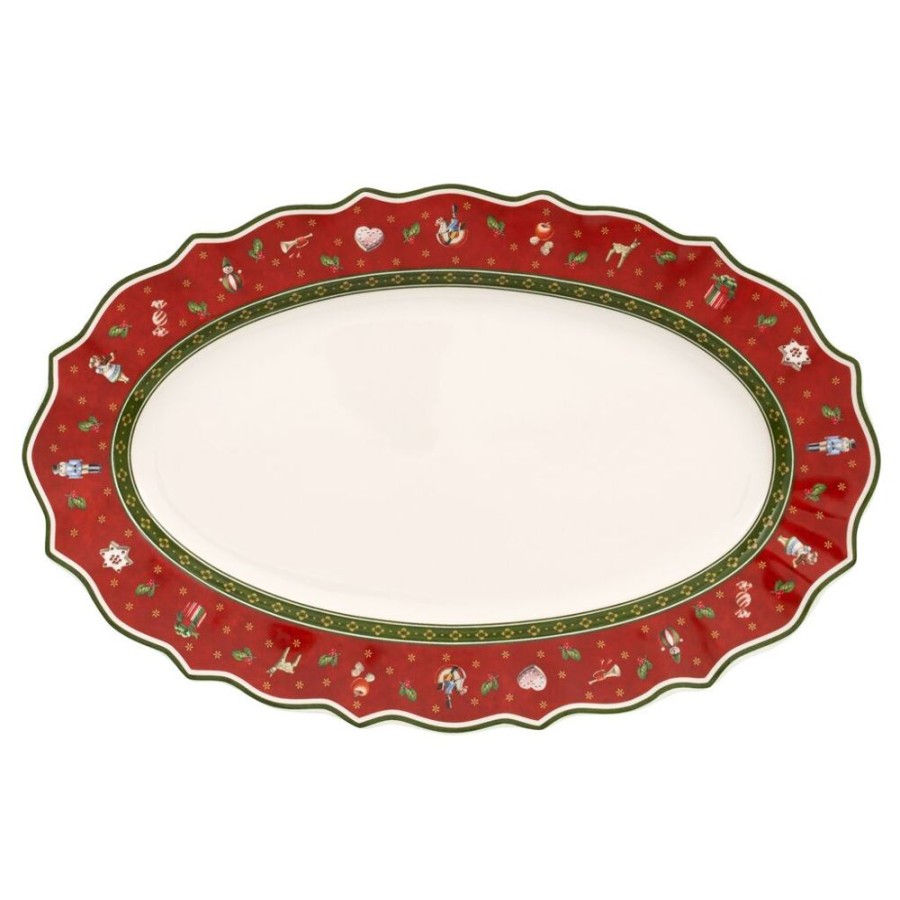 Maison villeroy & boch Art De La Table | Toy'S Delight Plat A Servir Rouge