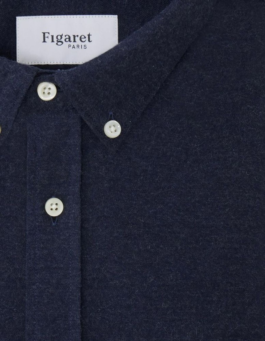 Homme figaret Chemises | Chemise Gaspard Marine Bleu