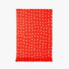 Femme eric bompard Echarpes & Foulards | Echarpe Imprime Pois 150Cm X 55Cm - Accessoires - Feu Rouge