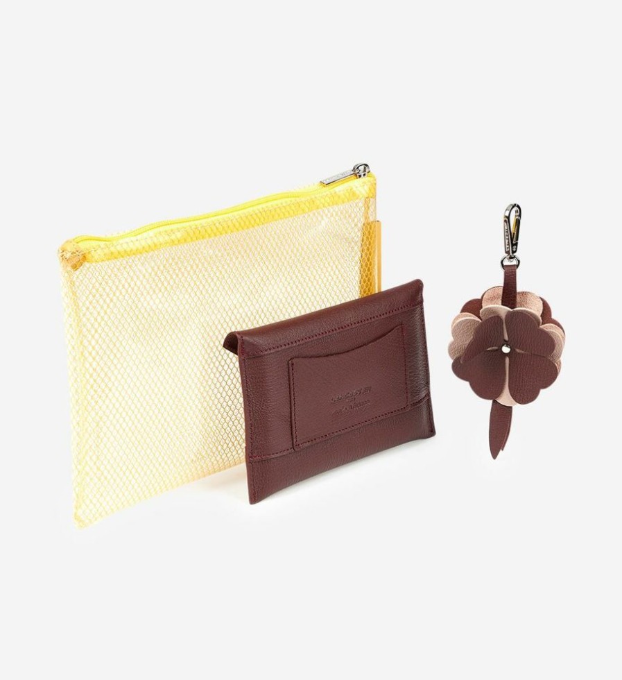 Femme galeries lafayette Pochettes | Pochette Transparente Accessoires Jaune