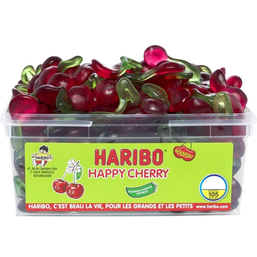 Epicerie haribo | Happy Cherry 105 Bonbons