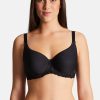 Femme aubade Soutien-Gorges | Soutien-Gorge T-Shirt Bra Au Bal De Flore Noir