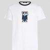 Homme karl lagerfeld Vetements | Kocktail Monogram Karl Tshirt Blanc