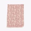 Femme eric bompard Echarpes & Foulards | Etole Joshua 180 X 85 Cm - Accessoires - Petale Rose