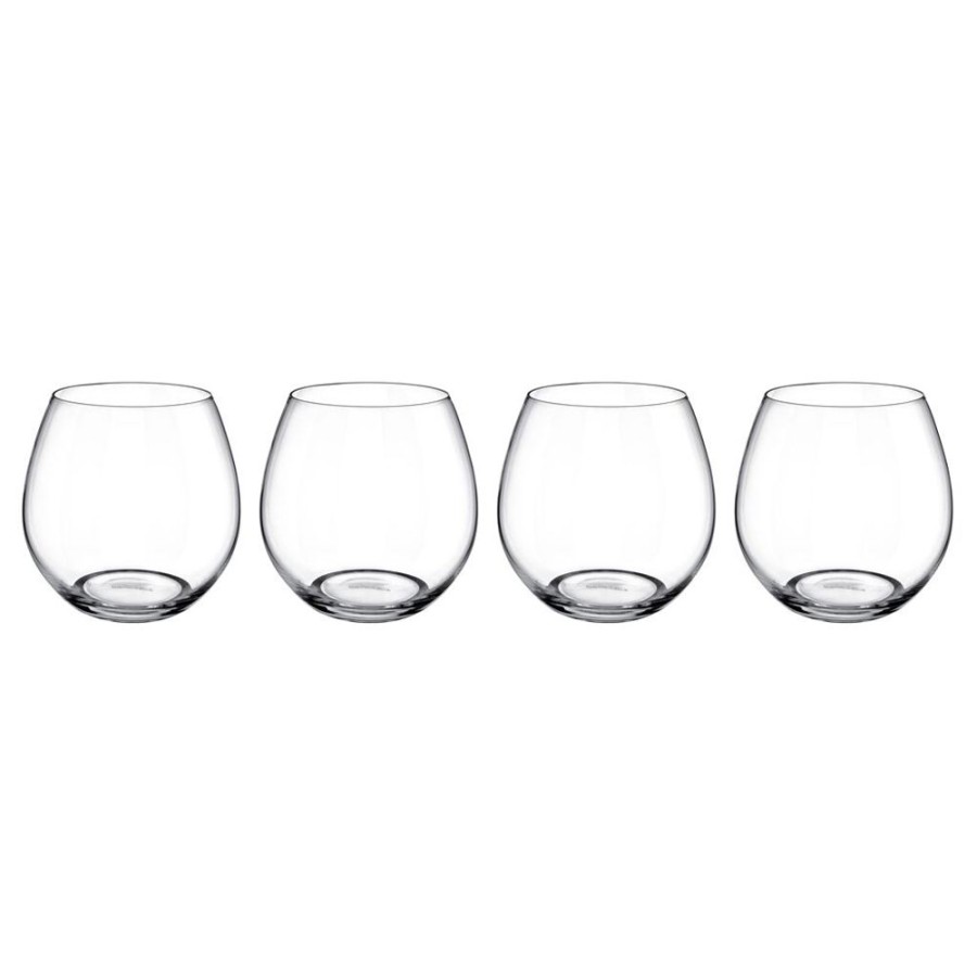 Maison villeroy & boch Art De La Table | Entree Verre A Eau, 570 Ml, 4 Pieces Transparent