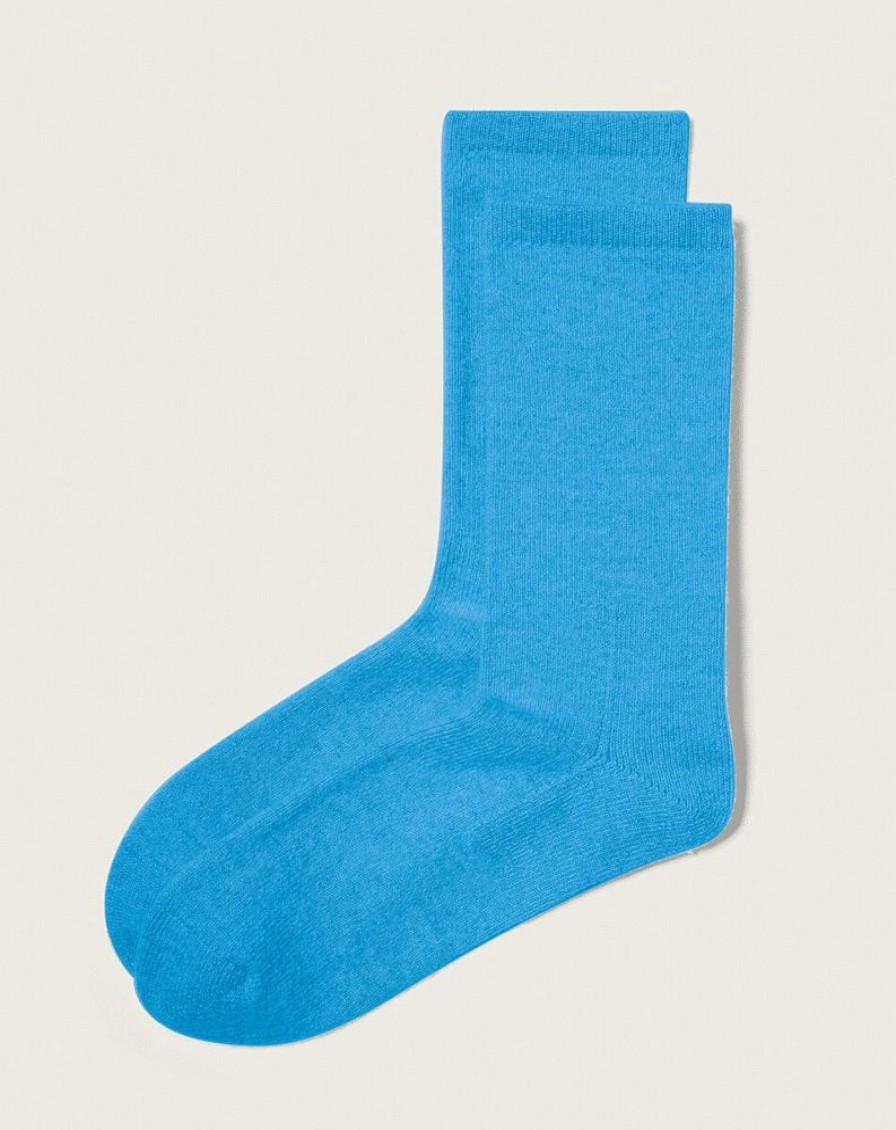 Femme eric bompard Chaussettes & Collants | Chaussettes Basses Unies - Accessoires Cirque Bleu