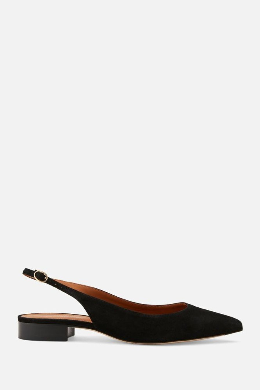 Femme vanessa bruno Sandales & Mules | Chaussures Slingback Plates Noir