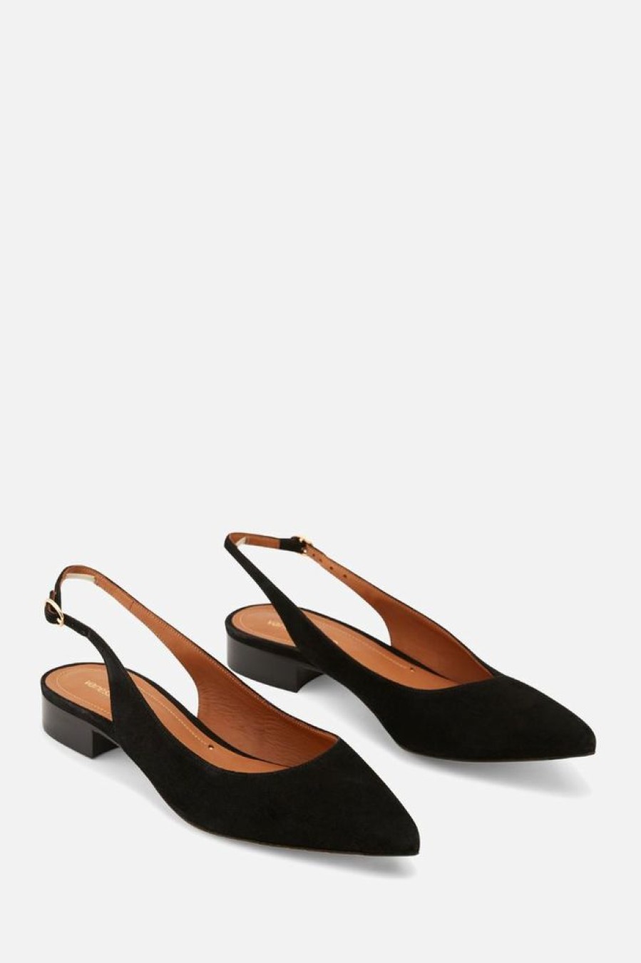 Femme vanessa bruno Sandales & Mules | Chaussures Slingback Plates Noir