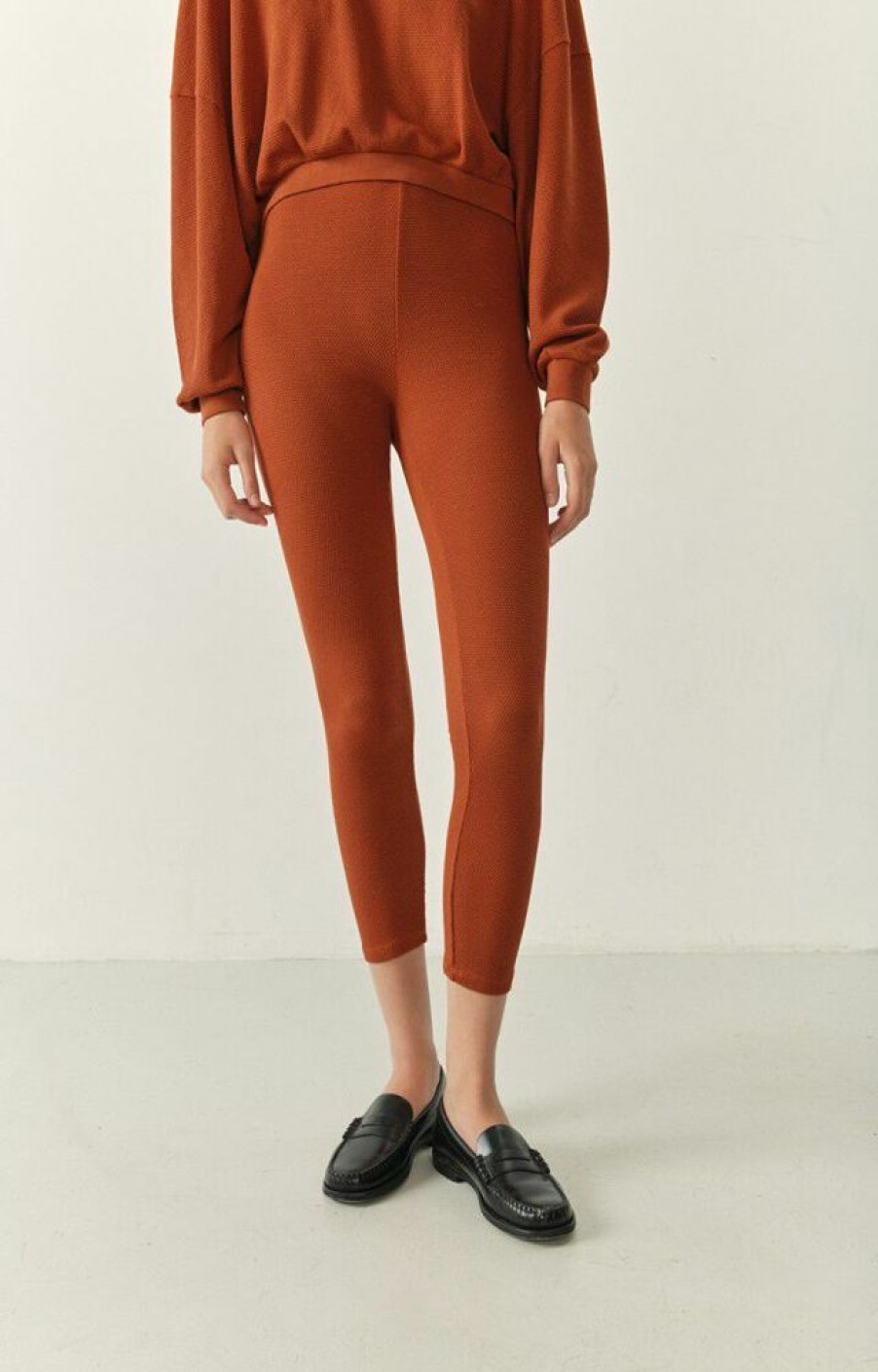 Femme american vintage Leggings | Legging Femme Sovy Orange