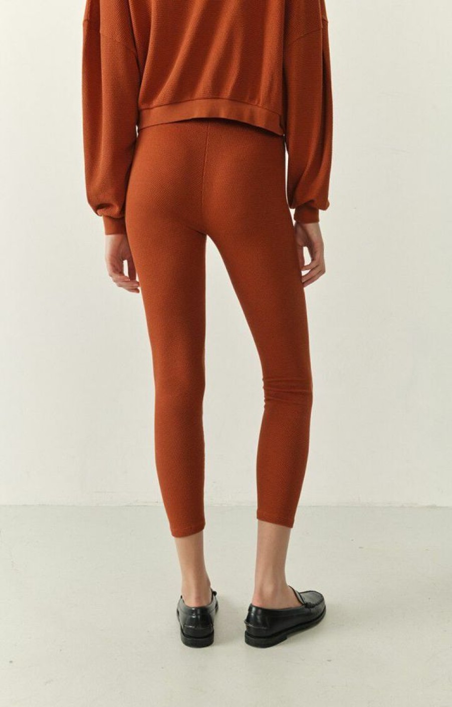 Femme american vintage Leggings | Legging Femme Sovy Orange