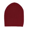 Femme eric bompard Casquettes, Chapeaux & Bonnets | Bonnet A Cotes Anglaises - Accessoires Guarana Rouge