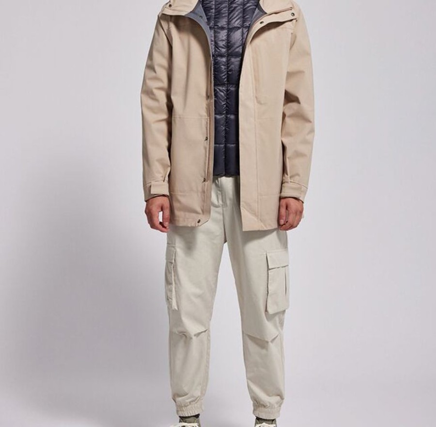 Homme pyrenex Manteaux & Vestes | Delta 3/1 Light Taupe M Gris