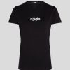 Femme karl lagerfeld T-Shirts | Orchid Heavy Jersey Tshirt Noir