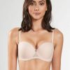 Femme aubade Soutien-Gorges | Soutien-Gorge Bandeau Coque Confort Lysessence Rose