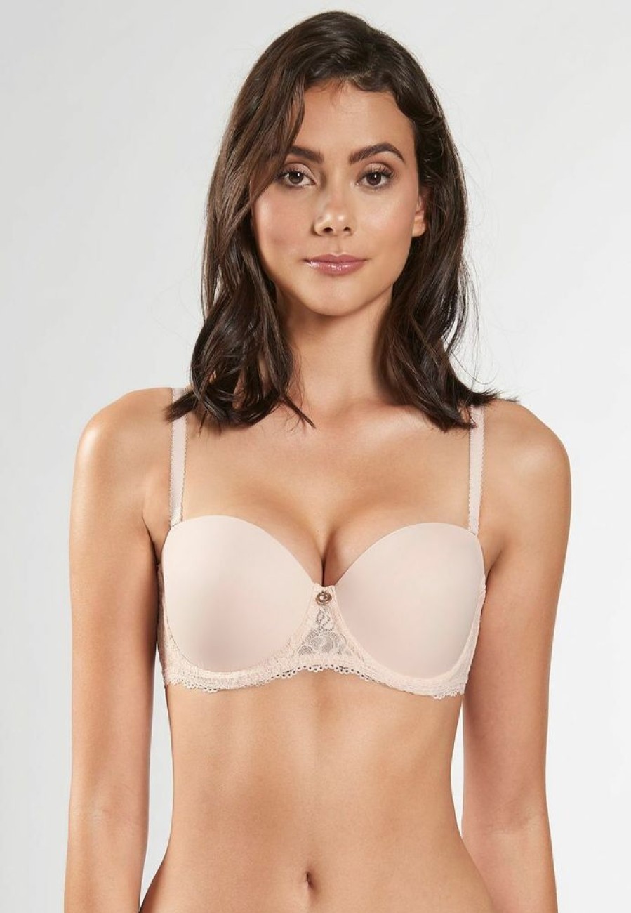 Femme aubade Soutien-Gorges | Soutien-Gorge Bandeau Coque Confort Lysessence Rose