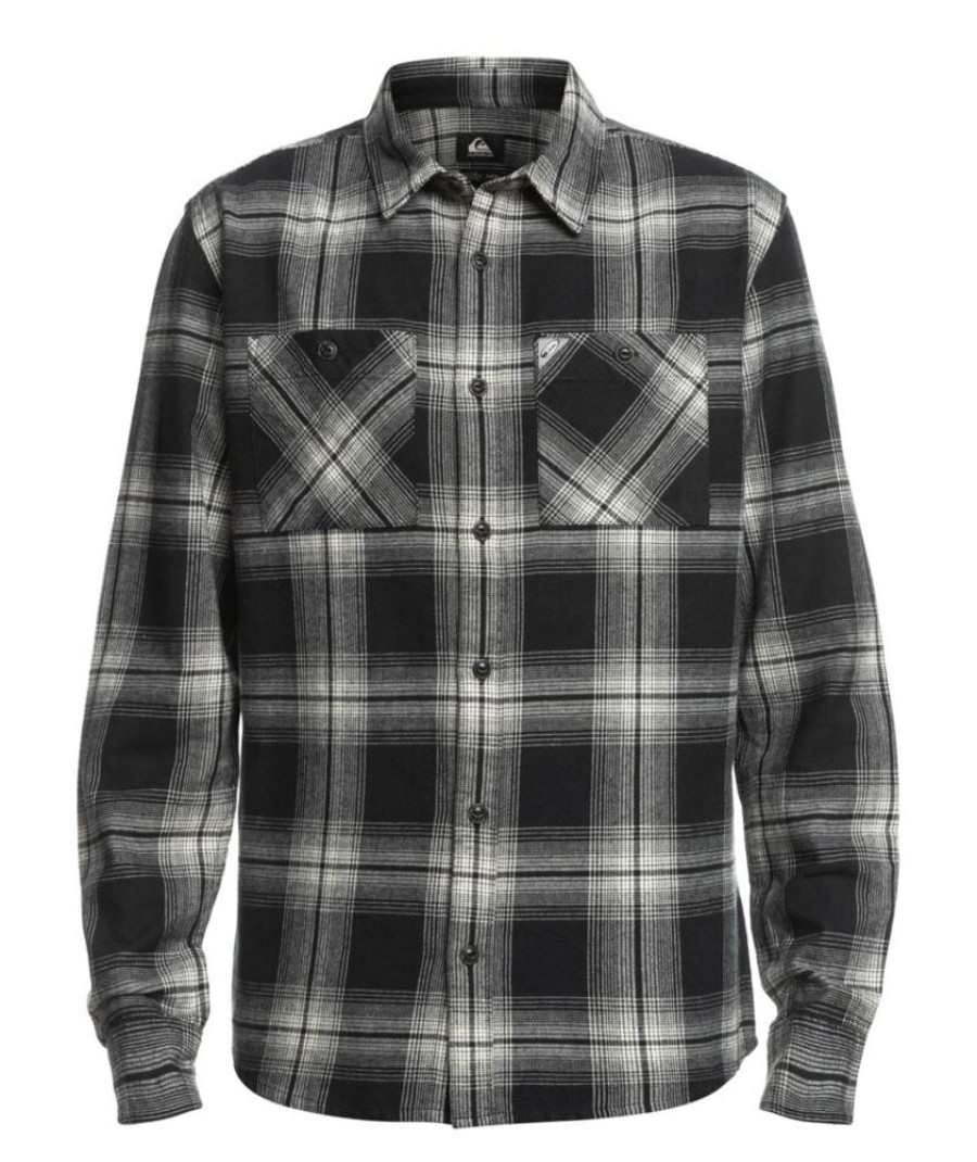 Homme quiksilver Chemises | Eqywt04449-Kvj1 - Saturn Plaid Noir