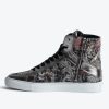 Femme zadig&voltaire Baskets | Sneakers Montantes Jacquard Zv1747 High Flash Noir