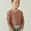 Enfant american vintage Tops & T-Shirts | T-Shirt Enfant Devon Marron