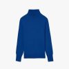 Homme eric bompard Pulls & Gilets | Col Roule Classique - Homme - Cobalt Bleu