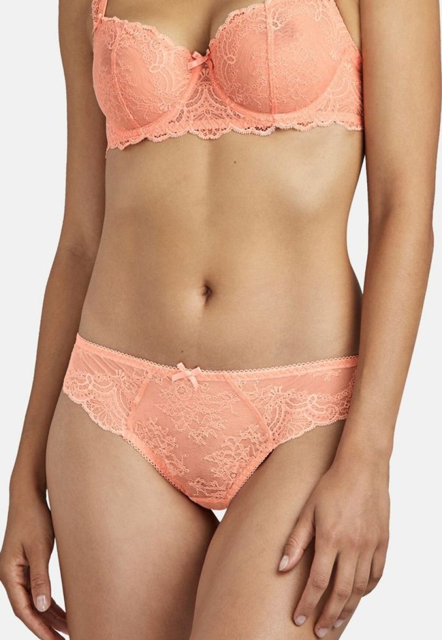 Femme aubade Culottes | Tanga Danse Des Sens Orange