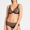 Femme aubade Soutien-Gorges | Soutien-Gorge Triangle Avec Armatures Karl Lagerfeld X Aubade Noir