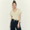 Femme american vintage T-Shirts | Top Femme Oyobay Beige