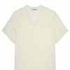 Homme zadig&voltaire T-Shirts | T-Shirt Stocky Flamme Blanc