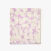 Femme eric bompard Echarpes & Foulards | Etole Imprime Fleurs Romantiques 180 Cm X 85 Cm - Accessoires - Clematite Violet