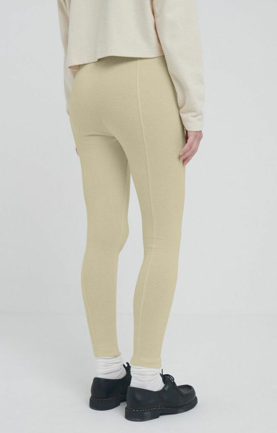 Femme american vintage Leggings | Legging Femme Noogy Beige