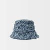 Femme maje Casquettes, Chapeaux & Bonnets | Bob En Tweed Chine Bleu