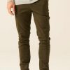 Homme garcia Pantalons | Pantalon Chino Vert