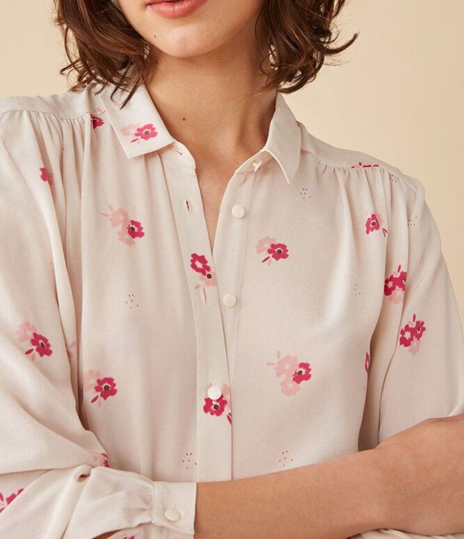 Femme des petits hauts Chemises & Blouses | Chemise Sergette Blanc