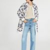 Femme claudie pierlot Manteaux & Vestes | Manteau Matelasse A Motifs Patchwork Multicolore