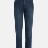 Homme boggi milano Pantalons | Jean En Denim Extensible A Delavage Moyen Bleu