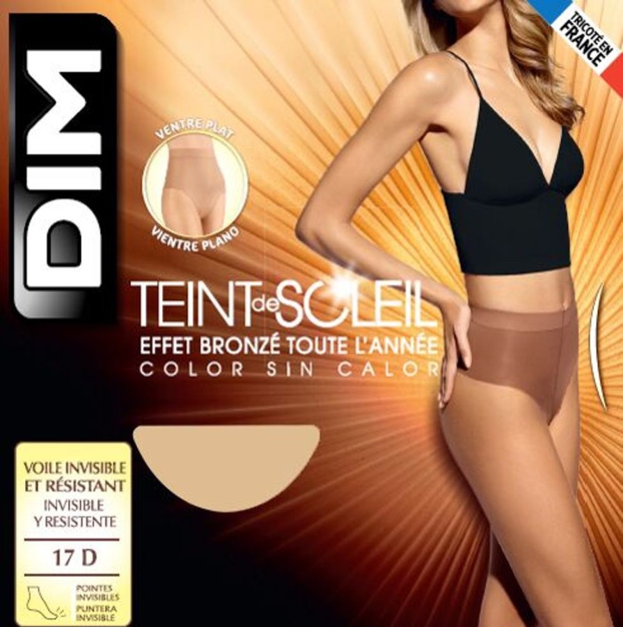 Femme dim Chaussettes & Collants | Teint De Soleil Ventre Plat Collant Beige