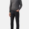 Homme boggi milano Pantalons | Jean En Coton Tencel Extensible Bleu